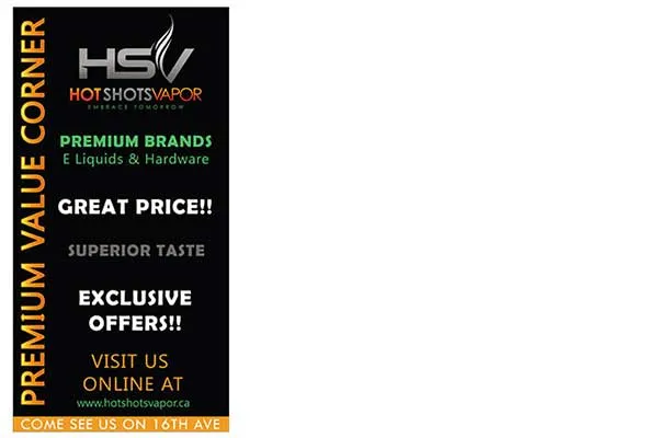 Hot Shots Vapor Express - Banner