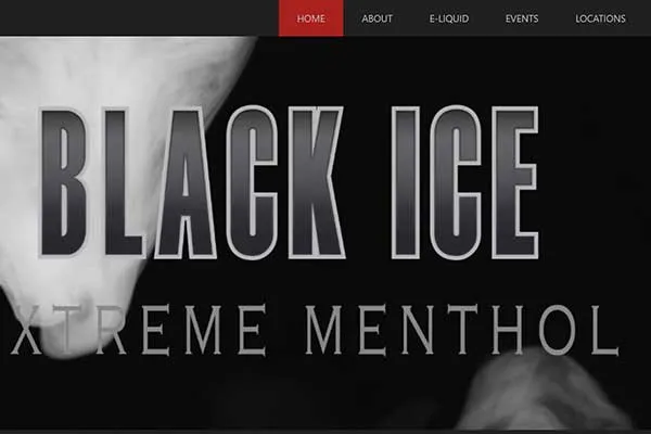Black Ice Extreme Menthol Website
