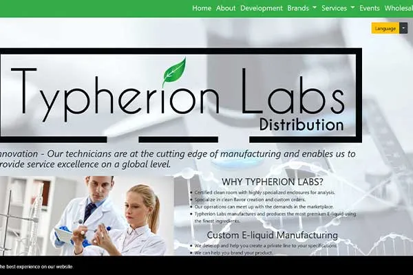 Typherion Labs Website
